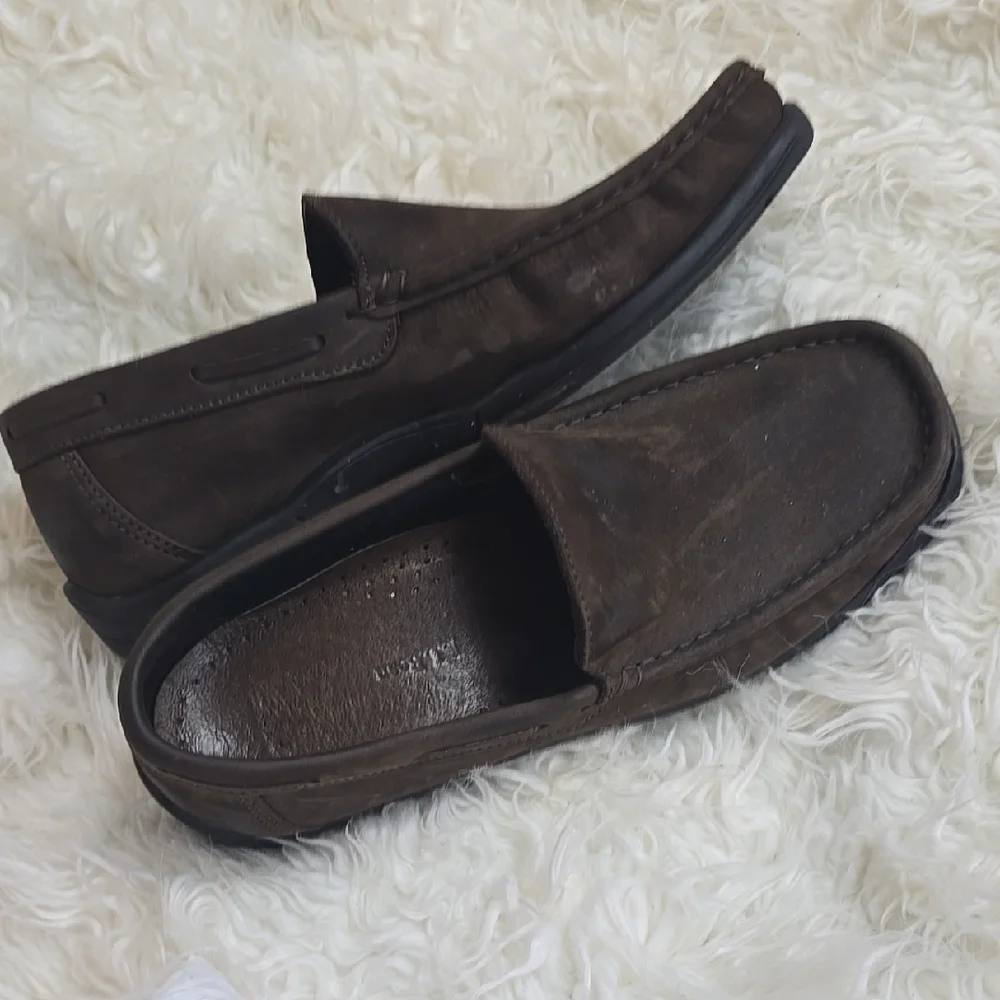 L.L. Bean Brown Suede Loafers Classic Slip-Ons